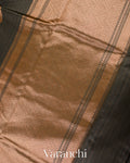 Elephant Grey Chanderi Silk Cotton Handloom Saree