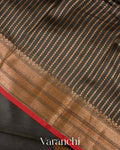 Elephant Grey Chanderi Silk Cotton Handloom Saree