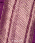 Purple Pure Mango Silk Saree