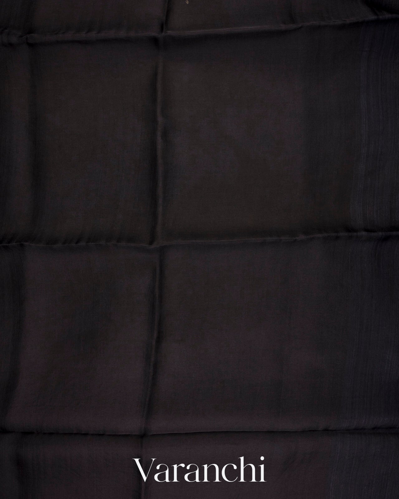 Charcoal Black Jamdani Pure Muslin Silk Handloom Saree