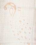 Off White Pure Muslin Silk with Jamdani Pallu Handloom Saree