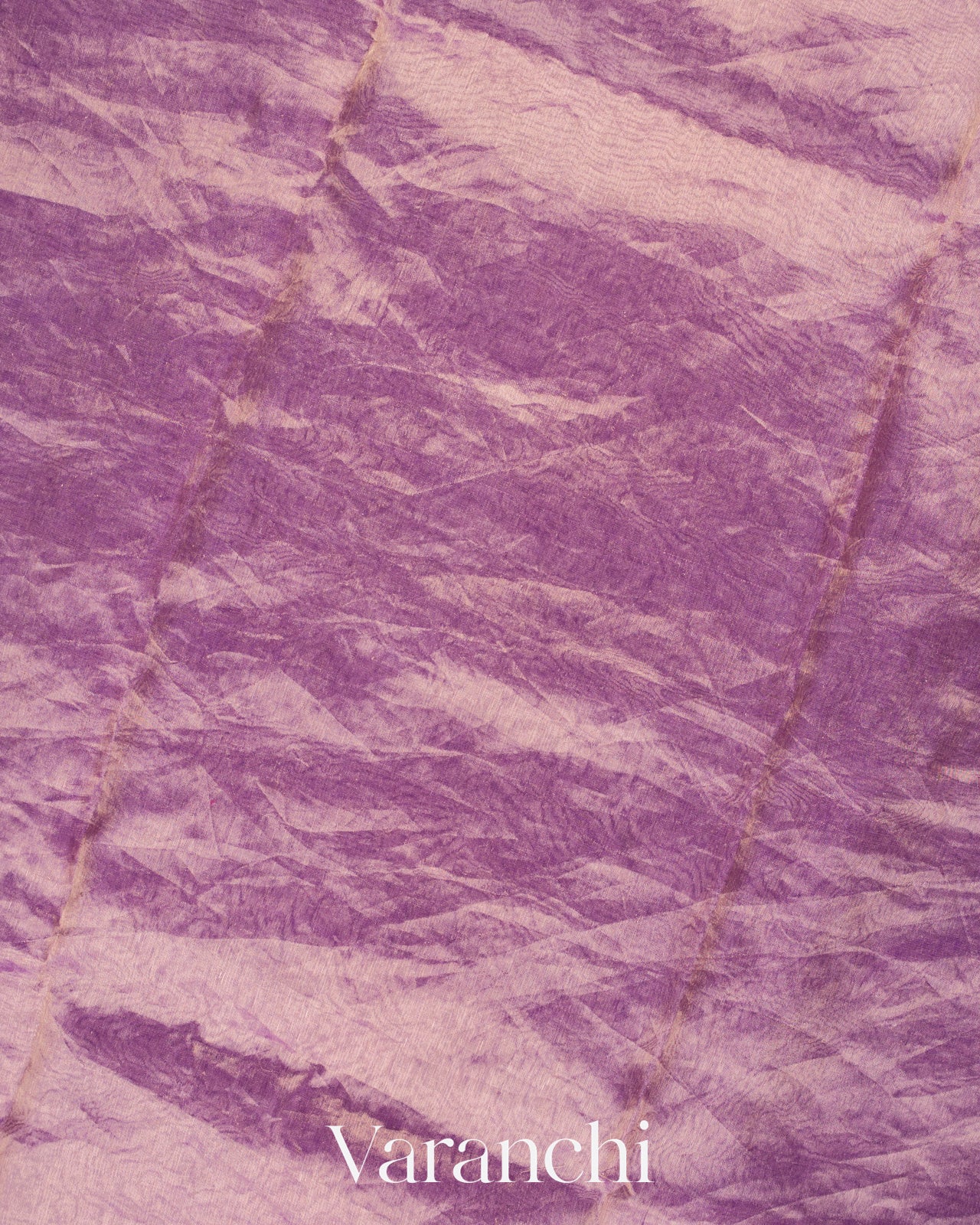 Purple Floral Embroidered Pure Tissue Kora Silk Saree