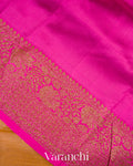 Deep Mustard Pure Tussar Silk Handloom Saree