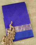 Royal Blue Pure Katan Silk Saree