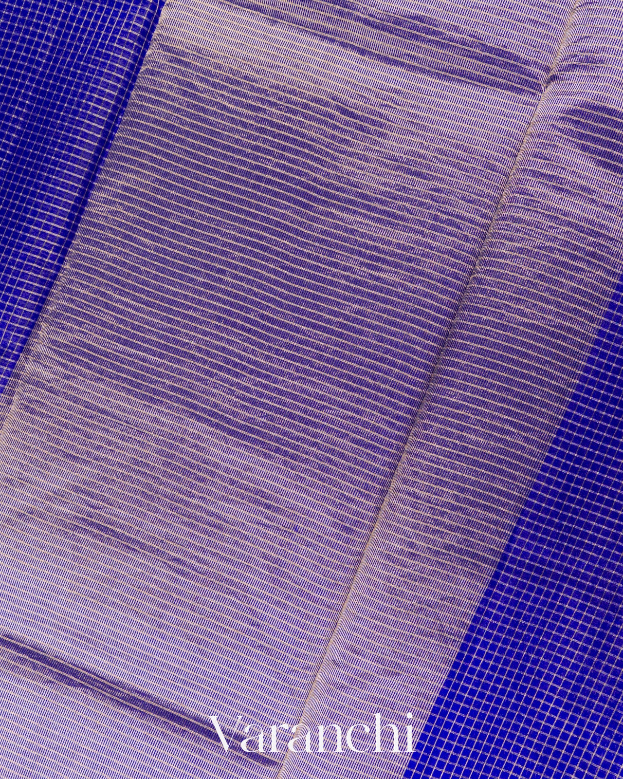 Royal Blue Pure Katan Silk Saree