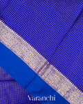 Royal Blue Pure Katan Silk Saree