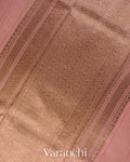 Baby Pink Pure Chanderi Silk Cotton Handloom Saree