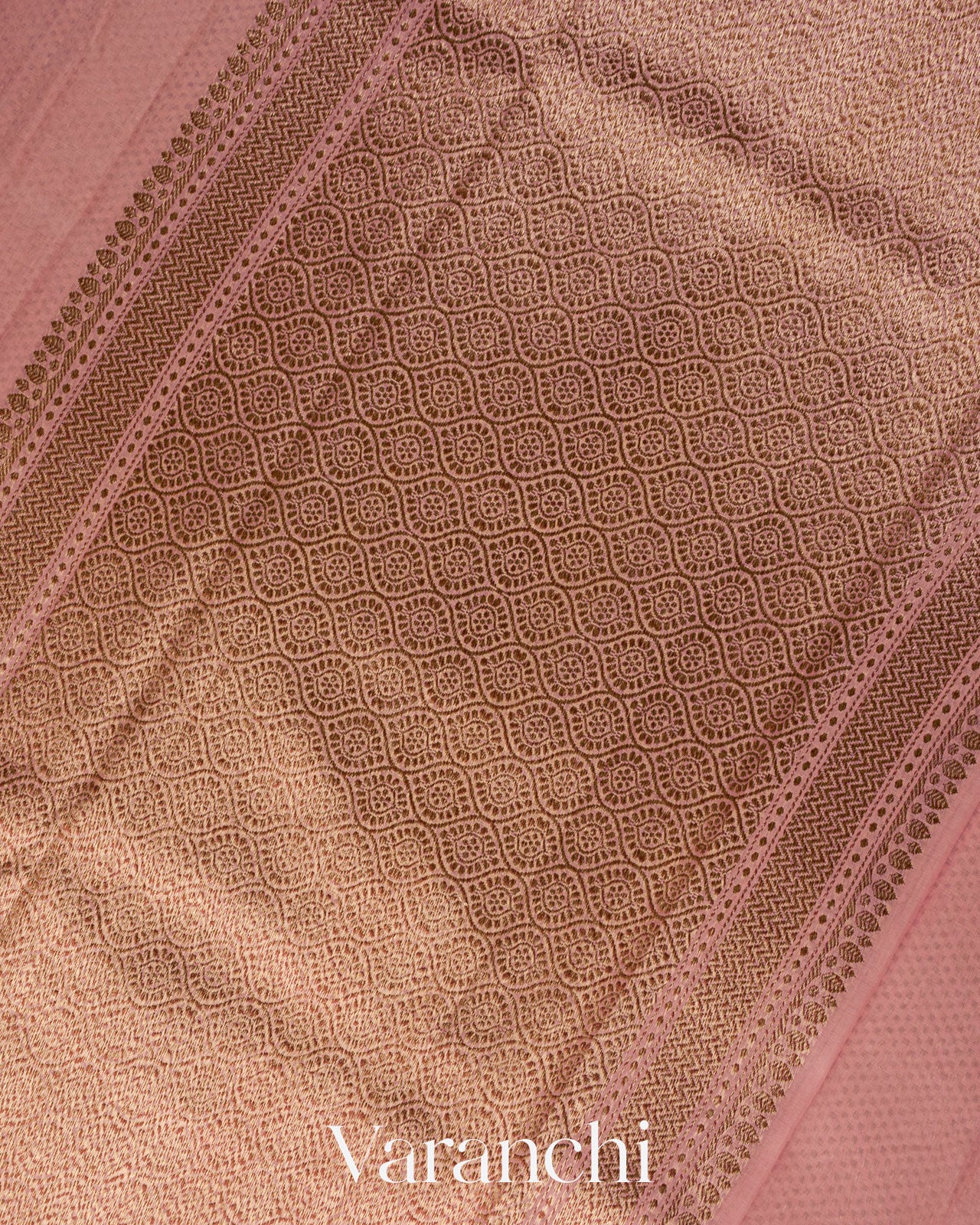 Baby Pink Pure Chanderi Silk Cotton Handloom Saree