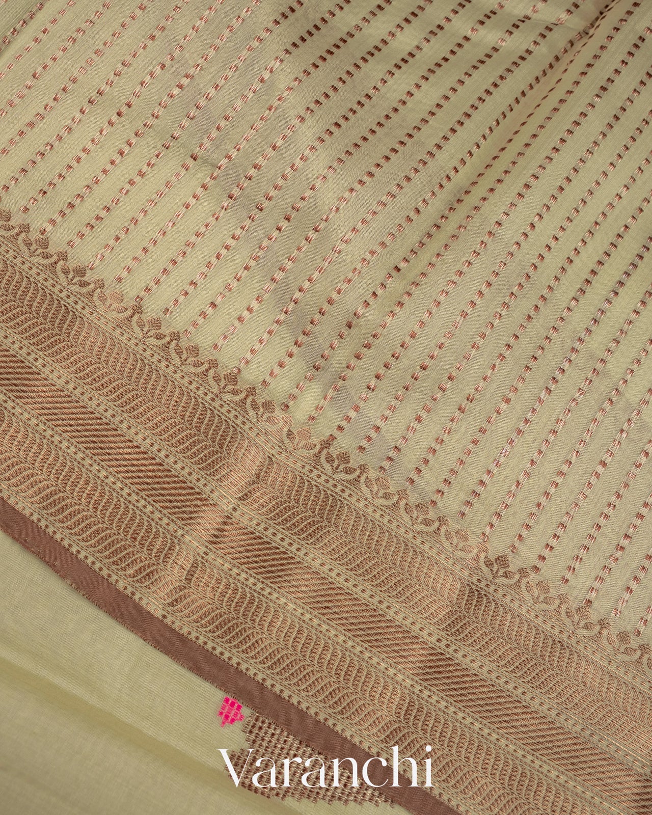 Light Sage Pure Chanderi Silk Cotton Handloom Saree
