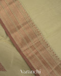 Light Sage Pure Chanderi Silk Cotton Handloom Saree