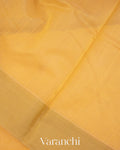 Pastel Yellow Pure Chanderi Silk Cotton Handloom Saree