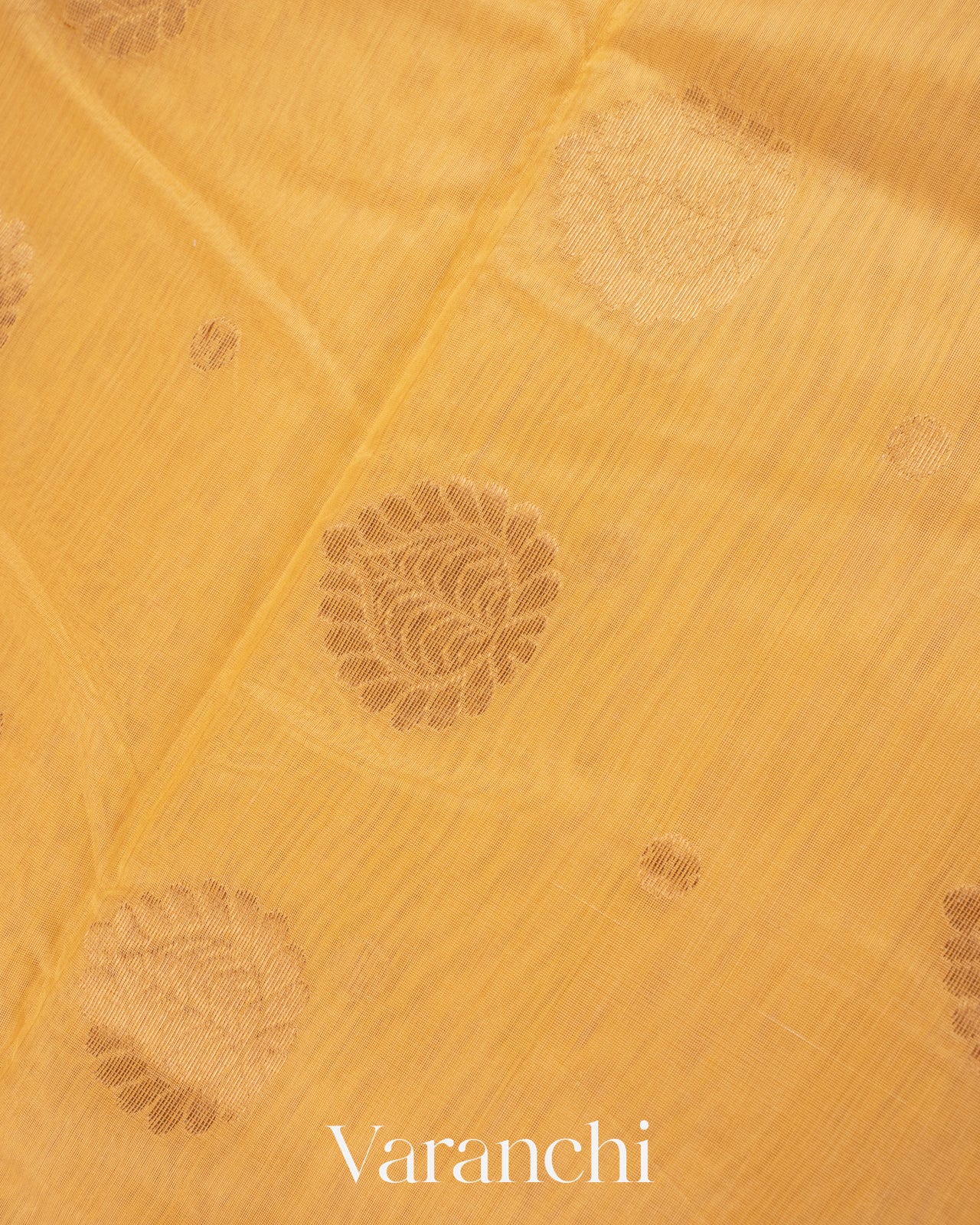 Pastel Yellow Pure Chanderi Silk Cotton Handloom Saree