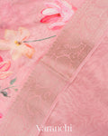 Baby Pink Pure Chanderi Silk Cotton Saree