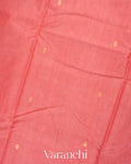 Blush Pink Pure Chanderi Silk Cotton Handloom Saree