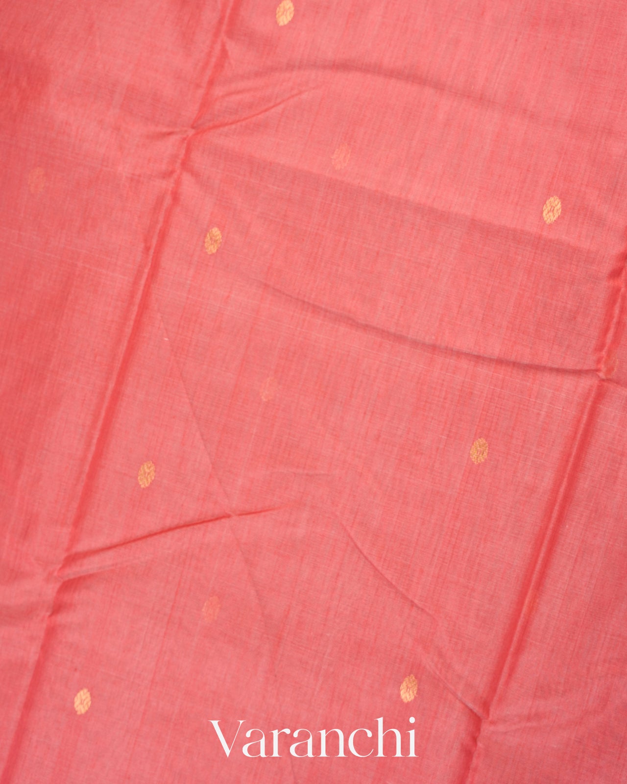 Blush Pink Pure Chanderi Silk Cotton Handloom Saree