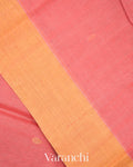 Blush Pink Pure Chanderi Silk Cotton Handloom Saree