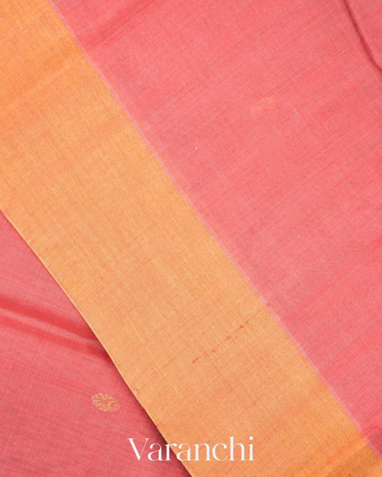 Blush Pink Pure Chanderi Silk Cotton Handloom Saree