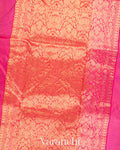 Shades Of Magenta Samandar Lehar Pure Chanderi Tissue Silk Handloom Saree