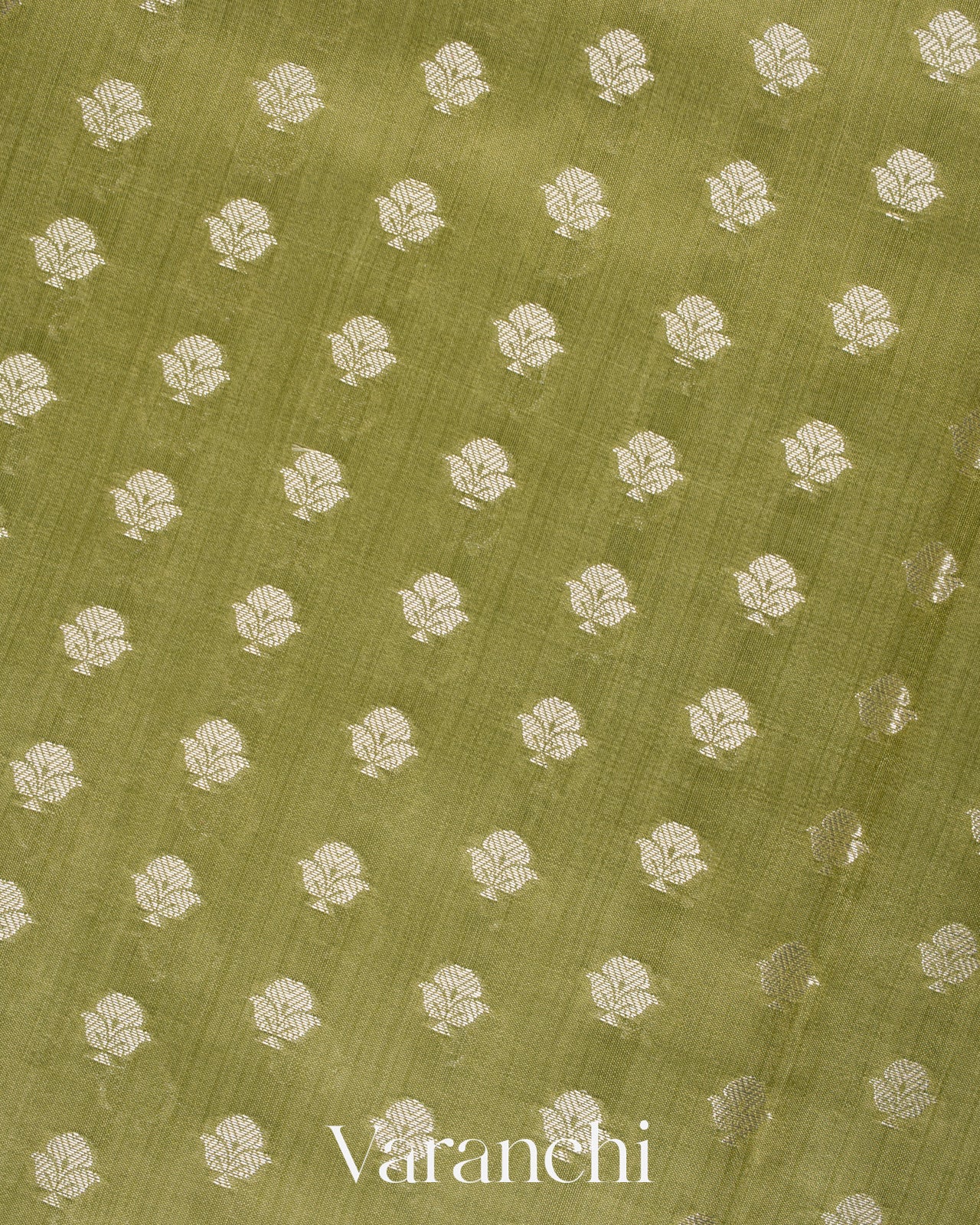 Elaichi Green Pure Chiniya Silk Saree