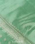 Mint Green Pure Chiniya Silk Saree