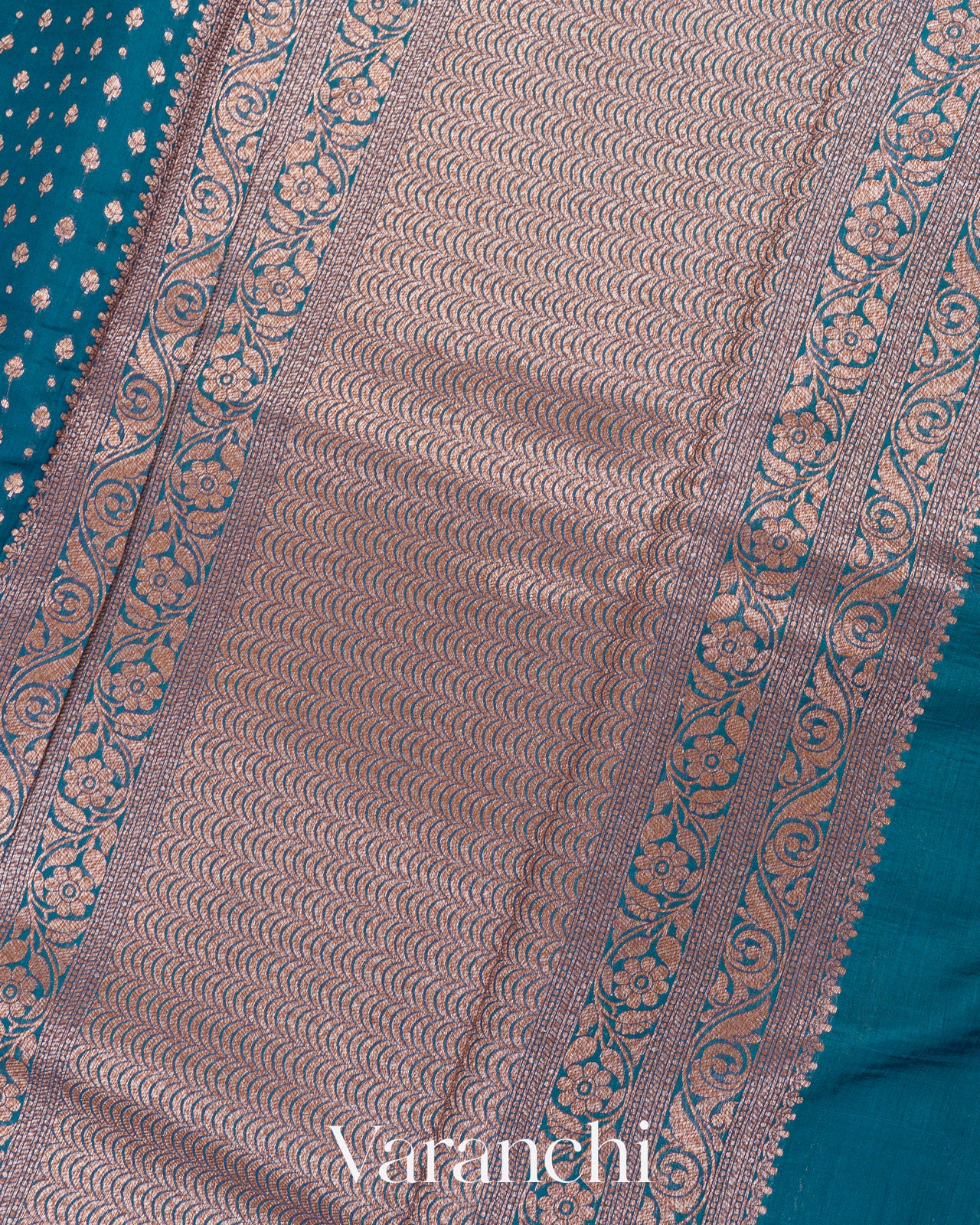 Ink Blue Pure Chiniya Silk Handloom Saree