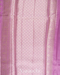 Dusty Orchid Pure Chiniya Silk Saree 