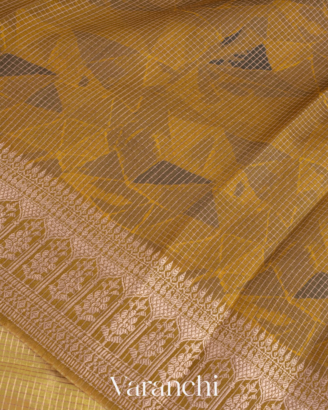 Light Mehandi Green Floral Printed Pure Chiniya Silk Saree