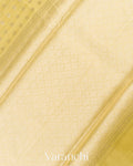 Lemon Yellow Pure Chiniya Silk Saree
