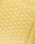 Lemon Yellow Pure Chiniya Silk Saree