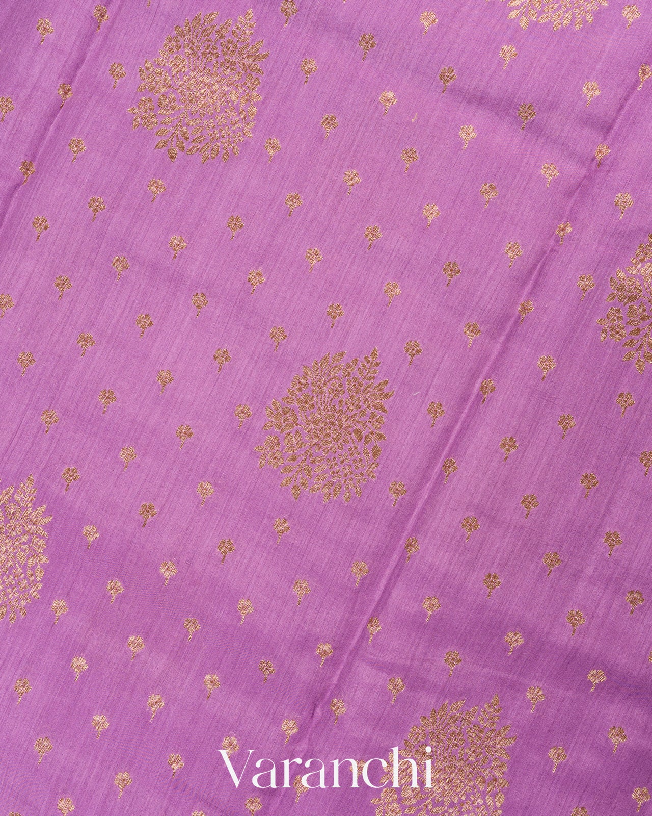 Light Lavender Pure Chiniya Silk Handloom Saree