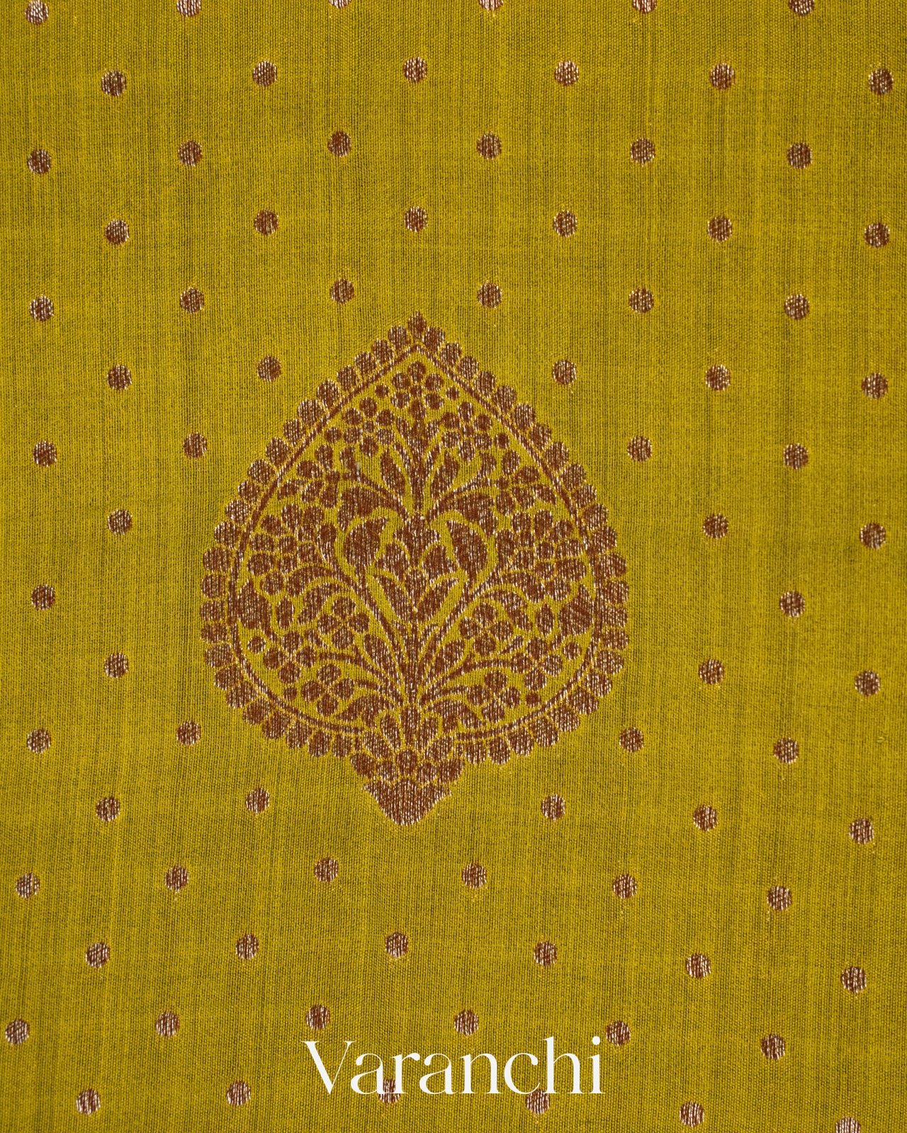 Mehandi Green Pure Chiniya Silk Handloom Saree
