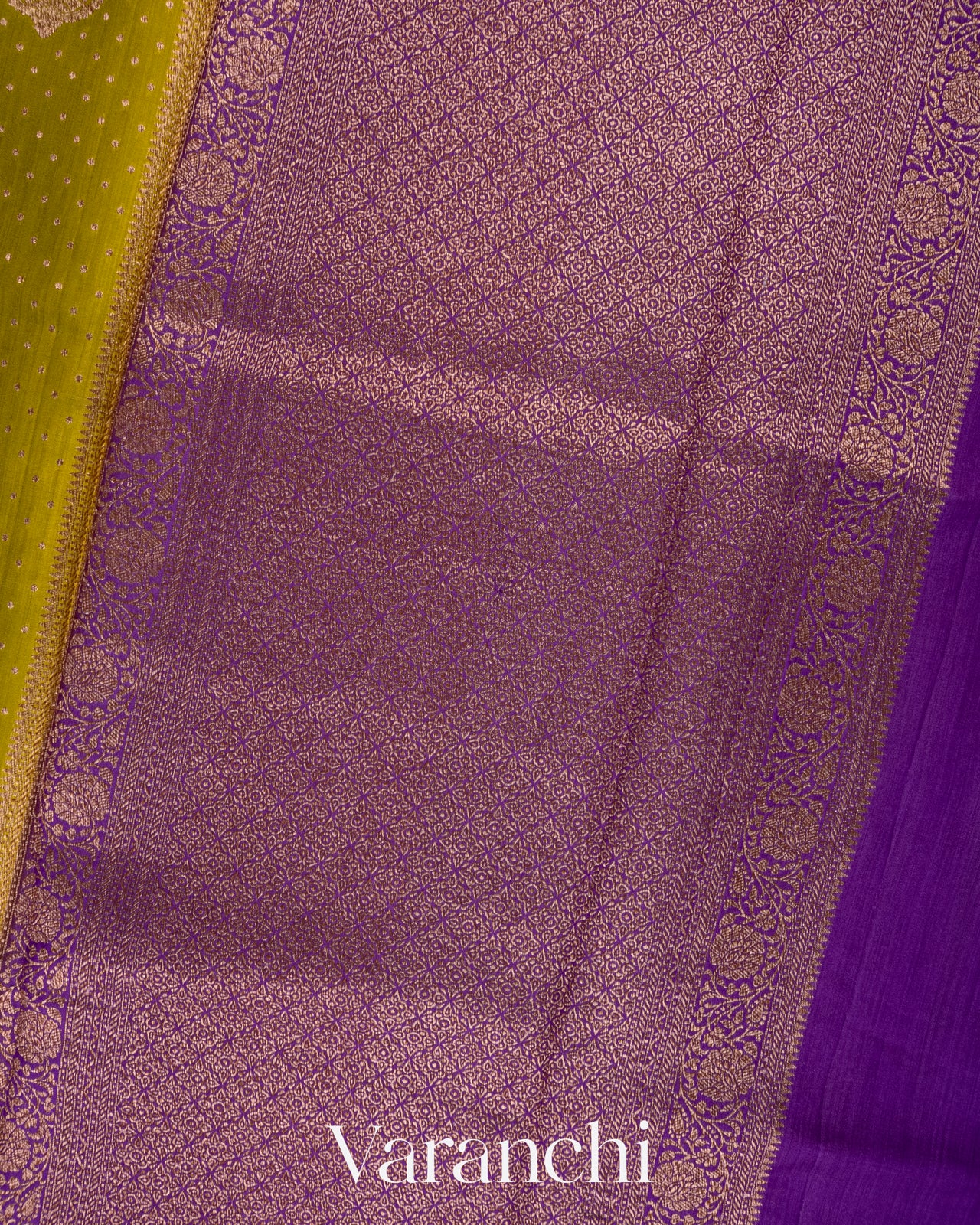 Mehandi Green Pure Chiniya Silk Handloom Saree