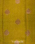 Mehandi Green Pure Chiniya Silk Handloom Saree