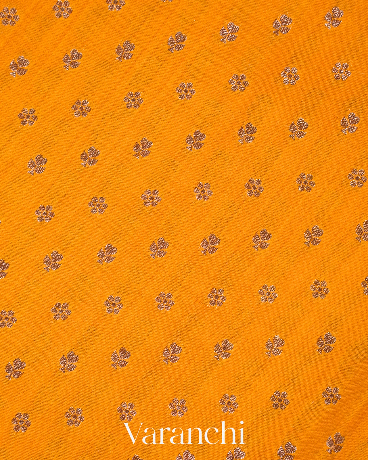 Turmeric Yellow Pure Chiniya Silk Saree
