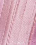 Baby Pink Pure Chiniya Silk Saree