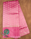 Lotus Pink Pure Chiniya Silk Saree