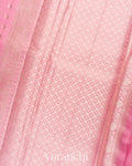 Lotus Pink Pure Chiniya Silk Saree