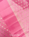 Lotus Pink Pure Chiniya Silk Saree