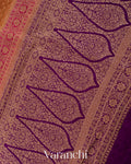 Mustard Orange Pure Crepe Silk Handloom Saree
