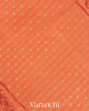 Soft Coral Pure Crepe Silk Handloom Saree 
