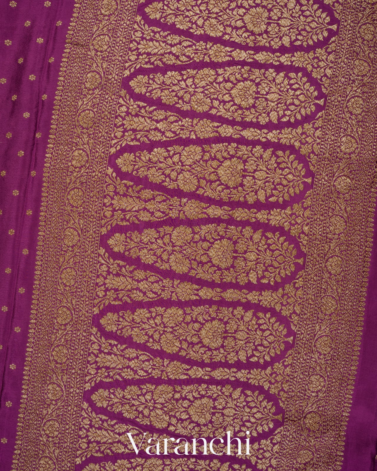 Deep Wine Pure Crepe Silk Handloom Saree