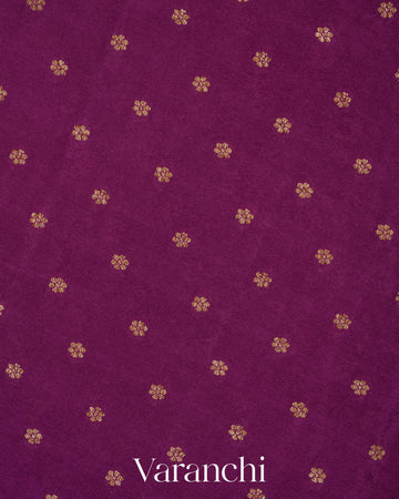 Deep Wine Pure Crepe Silk Handloom Saree