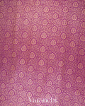 Royal Purple Heavy Brocade Pure Crepe Silk Handloom Saree