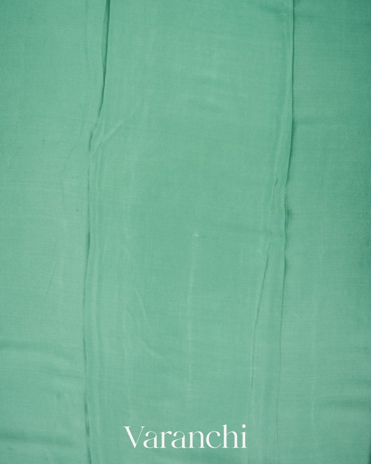 Light Aqua Green Pure Crepe Silk Handloom Saree