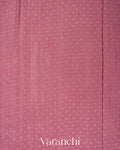 Dusty Rose Pure Crepe Silk Handloom Saree