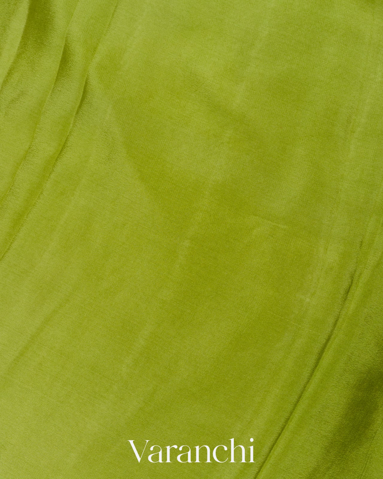 Mehandi Green Pure Crepe Silk Handloom Saree