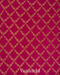 Rani Pink Pure Crepe Silk Handloom Saree