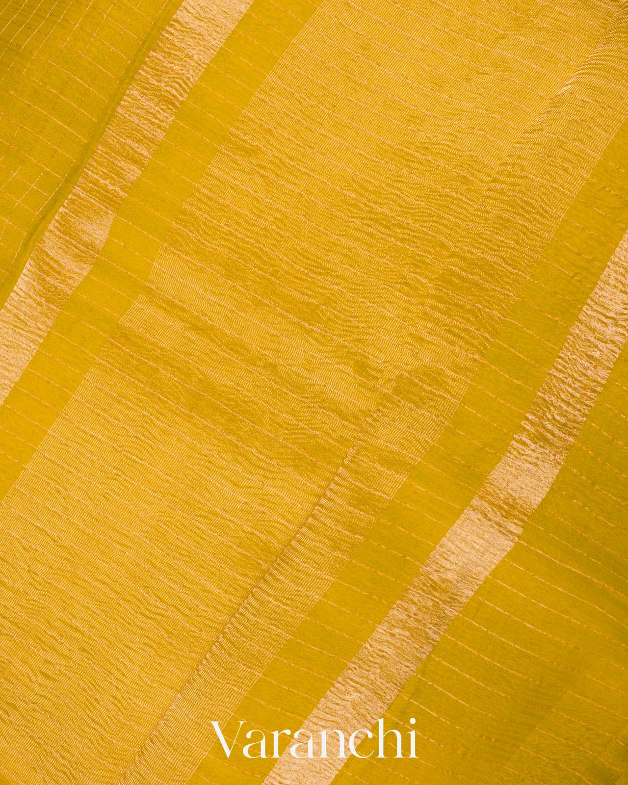 Mehandi Green Pure Crush Kora Silk Saree