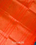 Royal Blue Pure Kanchipuram Silk Cotton Handloom Saree 