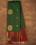 Emerald Green Pure Kanchipuram Silk Saree 